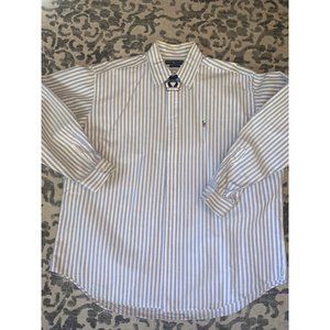 Ralph Lauren Mens long‎ sleeve striped button up shirt size XL